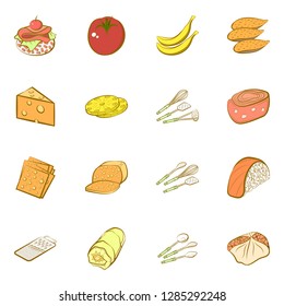 Set of thumbnails. Background for printing, design, web. Usable as icons. Colored.