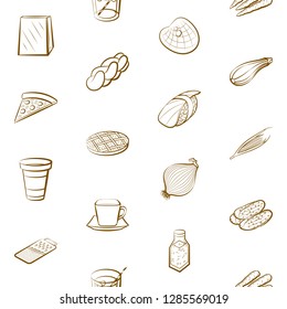 Set of thumbnails. Background for printing, design, web. Usable as icons. Seamless. Binary color.