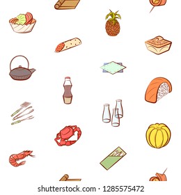 Set of thumbnails. Background for printing, design, web. Usable as icons. Seamless. Colored.