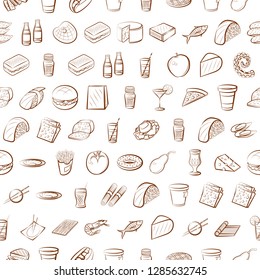 Set of thumbnails. Background for printing, design, web. Usable as icons. Seamless. Binary color.