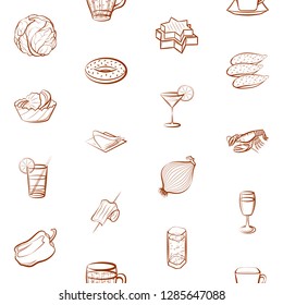 Set of thumbnails. Background for printing, design, web. Usable as icons. Seamless. Binary color.