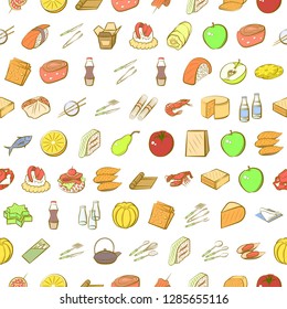 Set of thumbnails. Background for printing, design, web. Usable as icons. Seamless. Colored.