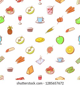 Set of thumbnails. Background for printing, design, web. Usable as icons. Seamless. Colored.