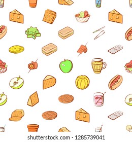 Set of thumbnails. Background for printing, design, web. Usable as icons. Seamless. Colored.
