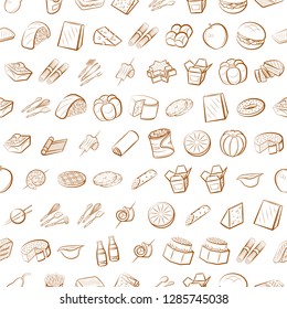 Set of thumbnails. Background for printing, design, web. Usable as icons. Seamless. Binary color.