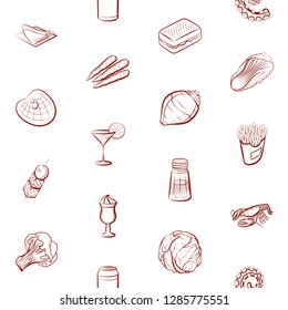 Set of thumbnails. Background for printing, design, web. Usable as icons. Seamless. Binary color.