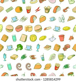 Set of thumbnails. Background for printing, design, web. Usable as icons. Seamless. Colored.