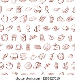 Set of thumbnails. Background for printing, design, web. Usable as icons. Seamless. Binary color.