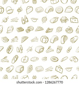 Set of thumbnails. Background for printing, design, web. Usable as icons. Seamless. Binary color.