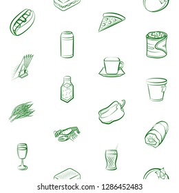 Set of thumbnails. Background for printing, design, web. Usable as icons. Seamless. Binary color.