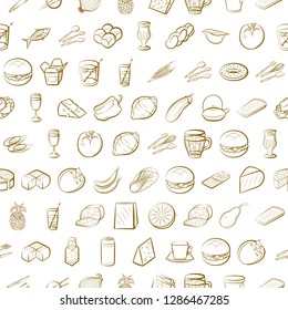 Set of thumbnails. Background for printing, design, web. Usable as icons. Seamless. Binary color.
