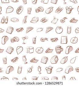 Set of thumbnails. Background for printing, design, web. Usable as icons. Seamless. Binary color.