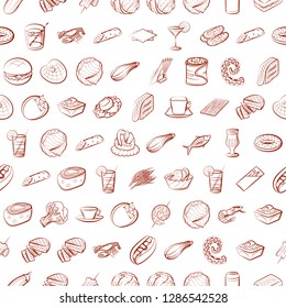 Set of thumbnails. Background for printing, design, web. Usable as icons. Seamless. Binary color.
