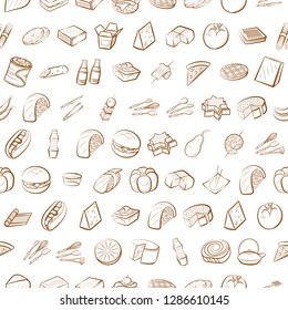 Set of thumbnails. Background for printing, design, web. Usable as icons. Seamless. Binary color.