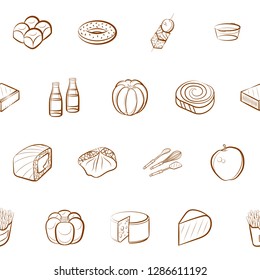 Set of thumbnails. Background for printing, design, web. Usable as icons. Seamless. Binary color.