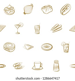 Set of thumbnails. Background for printing, design, web. Usable as icons. Seamless. Binary color.