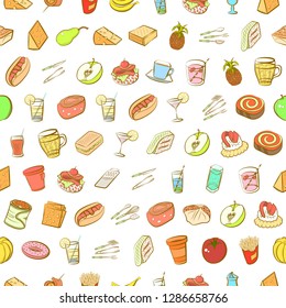 Set of thumbnails. Background for printing, design, web. Usable as icons. Seamless. Colored.
