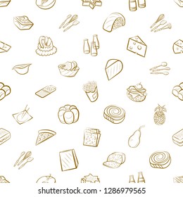 Set of thumbnails. Background for printing, design, web. Usable as icons. Seamless. Binary color.