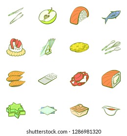 Set of thumbnails. Background for printing, design, web. Usable as icons. Colored.