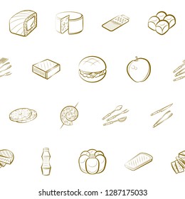 Set of thumbnails. Background for printing, design, web. Usable as icons. Seamless. Binary color.