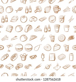 Set of thumbnails. Background for printing, design, web. Usable as icons. Seamless. Binary color.