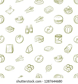 Set of thumbnails. Background for printing, design, web. Usable as icons. Seamless. Binary color.