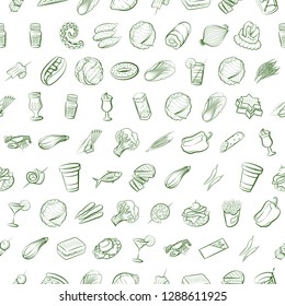 Set of thumbnails. Background for printing, design, web. Usable as icons. Seamless. Binary color.