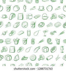 Set of thumbnails. Background for printing, design, web. Usable as icons. Seamless. Binary color.