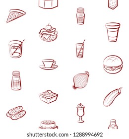 Set of thumbnails. Background for printing, design, web. Usable as icons. Seamless. Binary color.