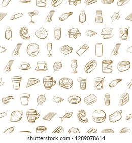 Set of thumbnails. Background for printing, design, web. Usable as icons. Seamless. Binary color.