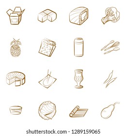 Set of thumbnails. Background for printing, design, web. Usable as icons. Binary color.