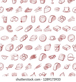 Set of thumbnails. Background for printing, design, web. Usable as icons. Seamless. Binary color.