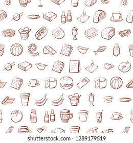 Set of thumbnails. Background for printing, design, web. Usable as icons. Seamless. Binary color.