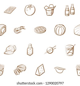 Set of thumbnails. Background for printing, design, web. Usable as icons. Seamless. Binary color.