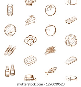 Set of thumbnails. Background for printing, design, web. Usable as icons. Seamless. Binary color.