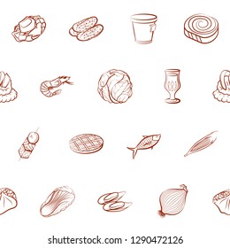 Set of thumbnails. Background for printing, design, web. Usable as icons. Seamless. Binary color.
