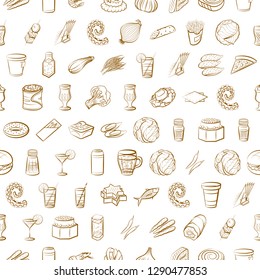 Set of thumbnails. Background for printing, design, web. Usable as icons. Seamless. Binary color.