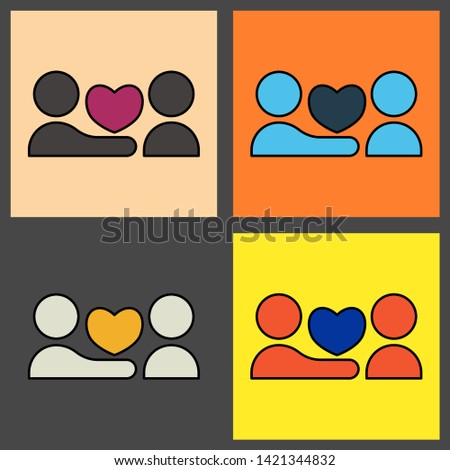 Set of Thumbs up like social network (Facebook etc.) icon new appreciation number symbol. Idea - blogging and online messaging, social networking services.
