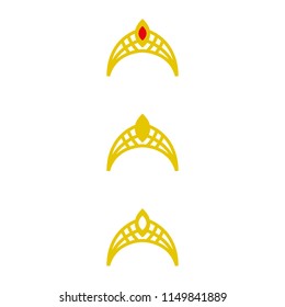 a set of tiara icons