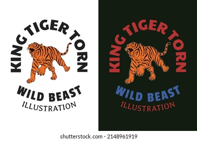 Set Tiger Beast dark illustration skull bones head hand drawn hatching outline style mystical celestial symbol tattoo merchandise t-shirt merch