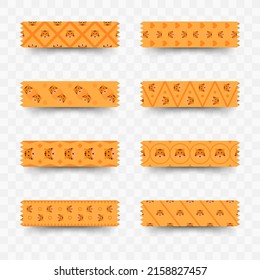 Set of Tiger washi tape