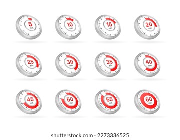 Set Timer, clock, stopwatch. Cooking time. 0 to 60 minutes.