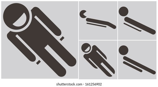 Set toboggan icons