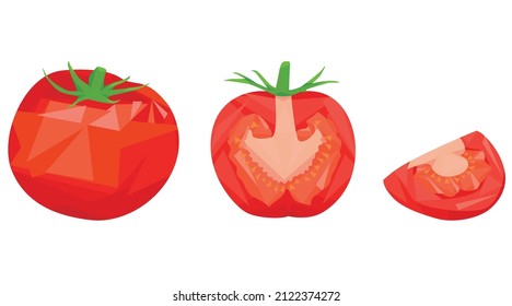 5,459 Tomato Geometric Images, Stock Photos & Vectors | Shutterstock
