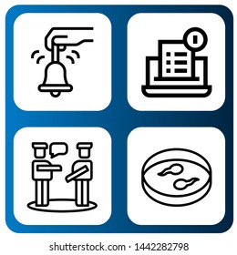 Set of tone icons such as Bell, Notification, Talk, Sample , tone