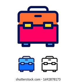 Set of toolbox icon illustration. concept logo