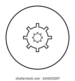 Set of tools design. Isolated tool vector icon. Different designs of a settings's logo for cellphones.
