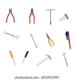 un conjunto de herramientas para trabajar duro