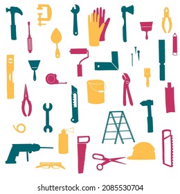 Set of tools for home repair