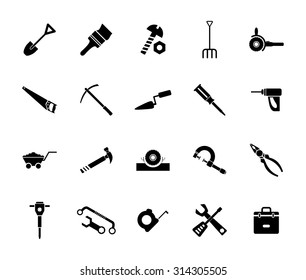 Set of Tools icons